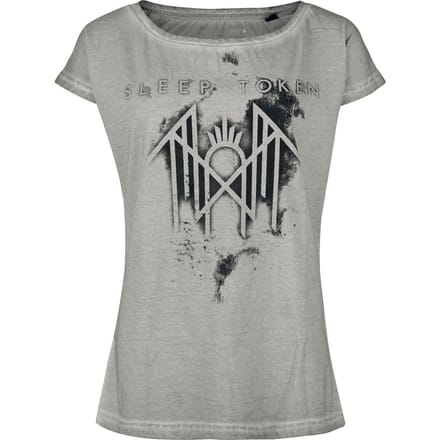 Sleep Token T-shirt - Take Me Back - S tot XL - voor Vrouwen - grijs