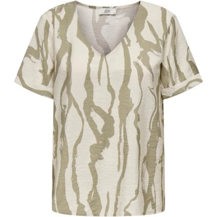 JDY - JDYCAMILLE S/S V-NECK TOP WVN - Dames - Blouses