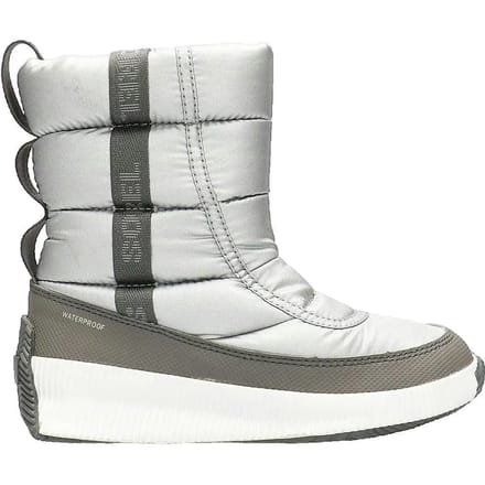 Sorel Out N About Puffy Mid, Vrouwen, Grijs, Sneeuw laarzen, maat: 37