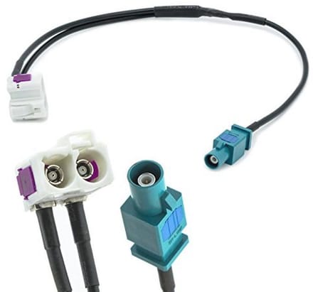 Dubbele FAKRA Antenne Adapter voor Auto - Enkele Stekker Verdeler