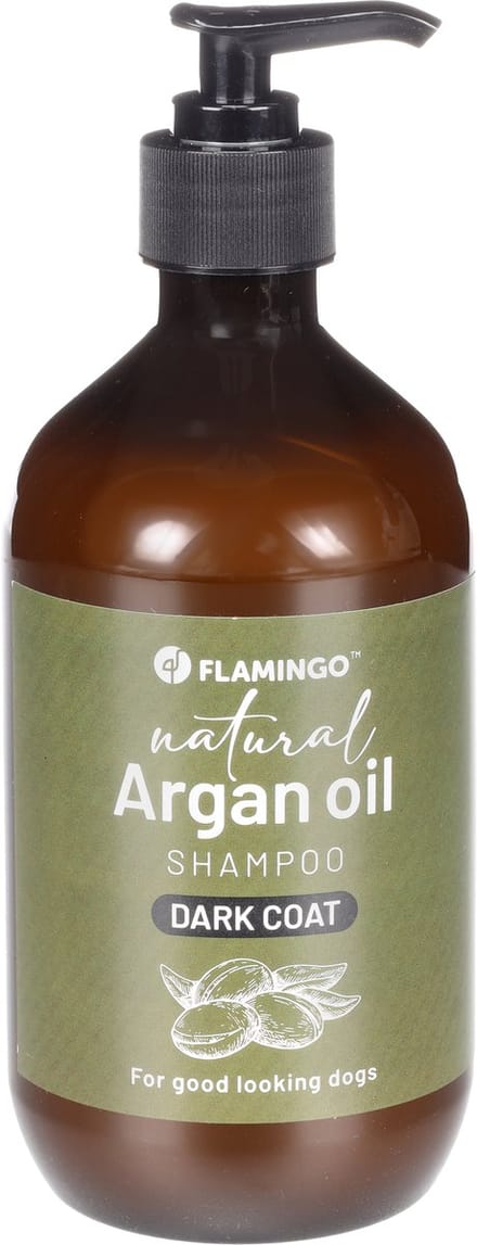 Shampoo Natural Arganolie voor donkere vacht 500 ml