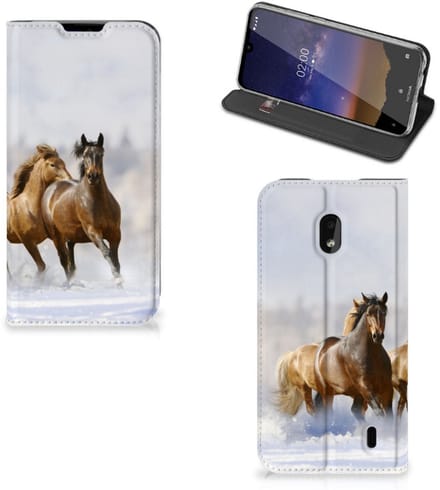 Nokia 2.2 Hoesje maken Paarden