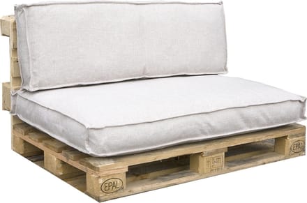 PALLETKUSSENS MICK BEIGE 120X80-120X40CM