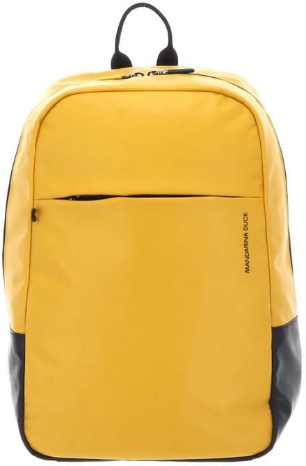 MANDARINA DUCK rugzak Eco Coated Backpack Duck Yellow donkergeel