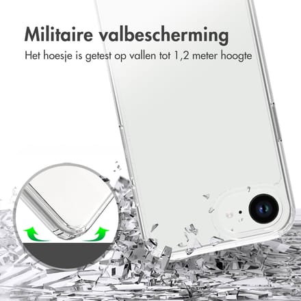 Accezz Hoesje - Geschikt voor Apple iPhone 17e / 16e - Xtreme Impact Backcover 2.0 - Transparant