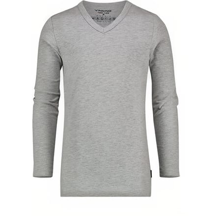 Vingino Long Sleeves V Neck Ts Boys 910 Maat: S | T-Shirts Outlet | kids | Grijs