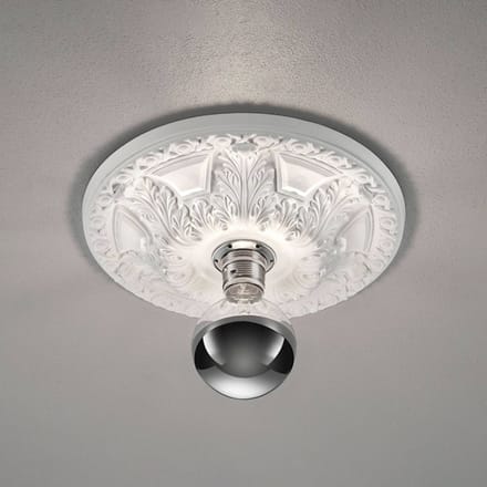 Trio Lighting Plafondlamp Lilly, gips, stucwerklook Ø 30 cm