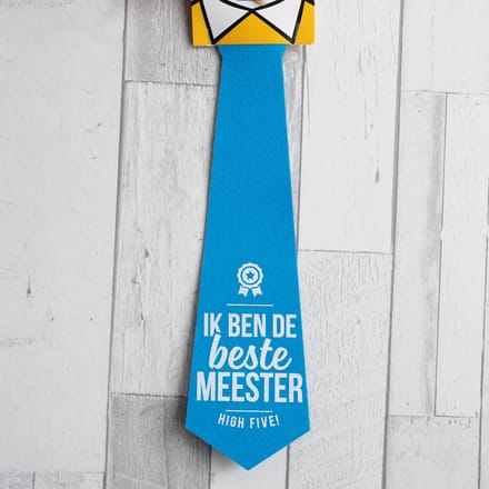 Stropdas "Ik ben de beste meester"