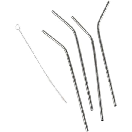 Functie metalen rietjes - 4 stuks