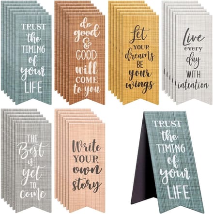 Inspirerende magnetische bladwijzers met motiverende citaten - Set van 36 stuks