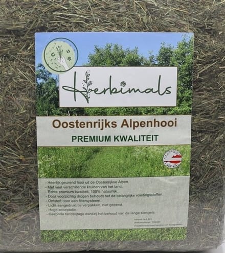 Herbimals Premium Oostenrijks Alpenhooi - 4 kilo