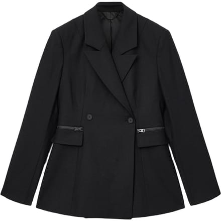 AllSaints Mimmie Blazer Black Größe: 2 | Blazer Outlet | Damen | Schwarz