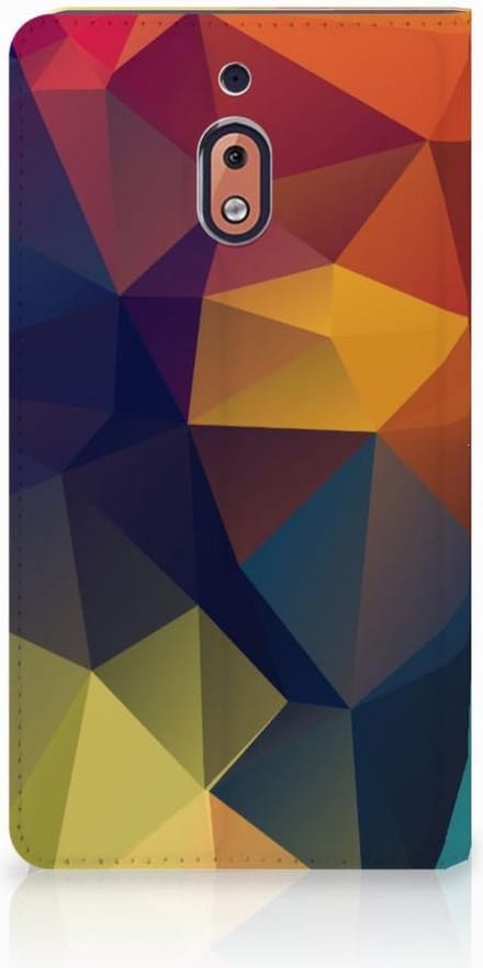 Standcase Hoesje voor Nokia 2.1 2018 Stand Case Polygon Color