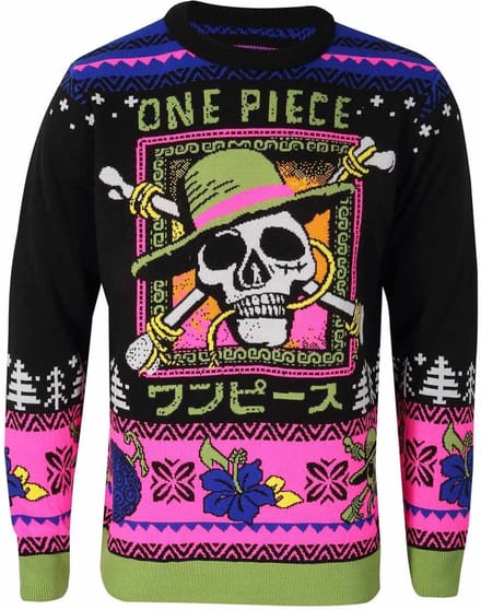 One Piece Skull Heren Christmas jumper - meerkleurig - M