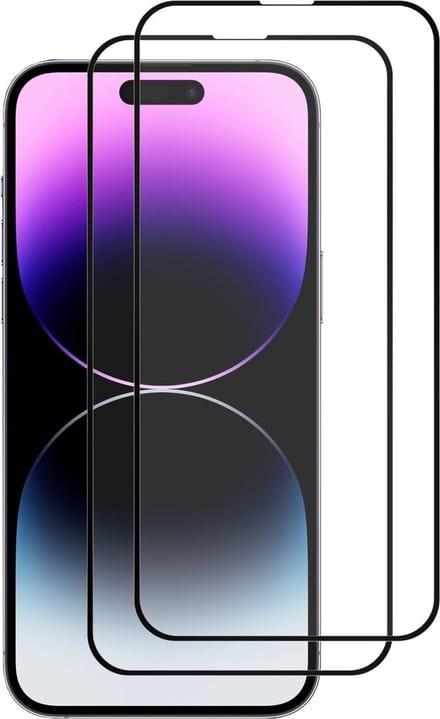 Geschikt voor iPhone 14 Pro Max Screen Protector Glas 2 Stuks - Full screenprotector Geschikt voor iPhone 14 Pro Max - Gehard Beschermglas - volledig dekkend - oTronica