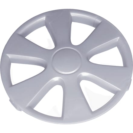 Front hub cap (silver)
