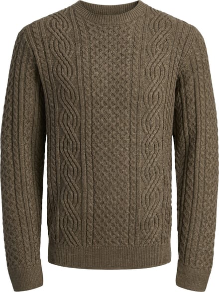 JACK&JONES - JPRBLUSEAN KNIT CABLE CREW NECK SN - Heren - Gebreide truien