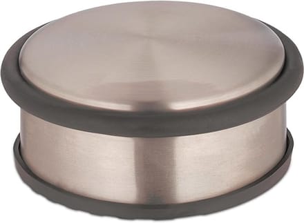 Deurstopper van roestvrij staal - antislip deurstop met rubberen ring - brons