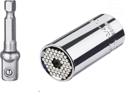 Universele Ratelsleutel Dopsleutel Socket 7 tot 19 mm