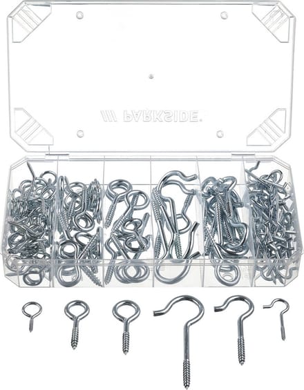 Parkside Haken- en Ogenassortiment 151-delig