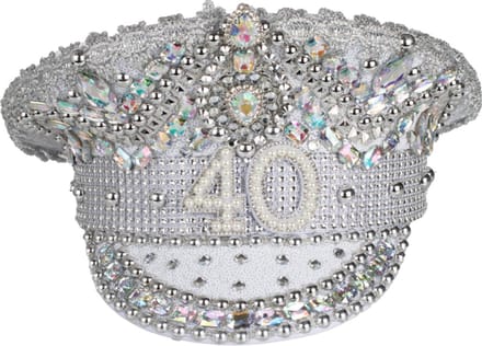 Ginger Ray - Glitter & glamour verjaardagshoed 40 jaar