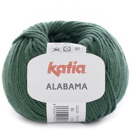 Katia Alabama - 64 donkergroen - Katoen/Acryl Garen