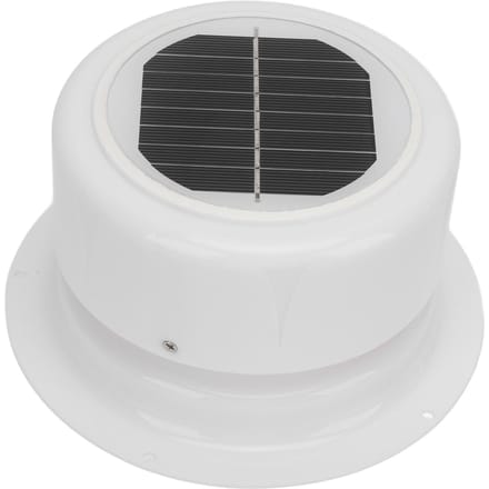 Op Zonne-energie Werkende Ventilatorklep met Bevestigingsschroeven Plafond Afzuigventilator voor Camper Boot Trailer
