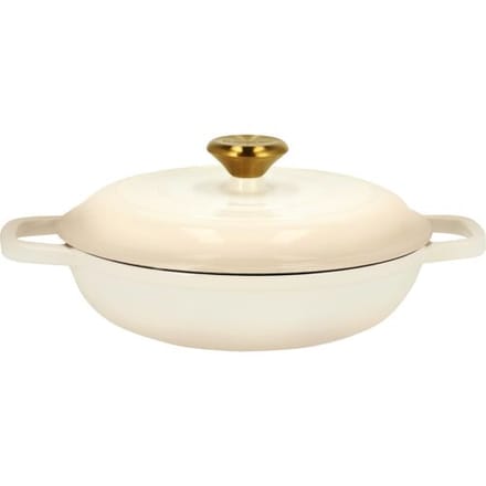 SILVERCREST Gietijzeren hapjespan, Ø25 cm (Beige)