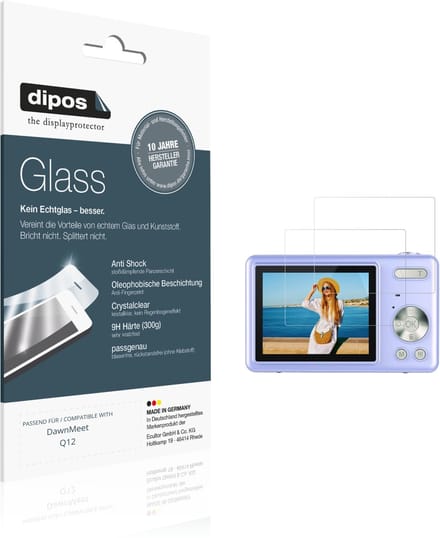 dipos – 2x Pantserfolie geschikt voor DawnMeet Q12 | 9H Screenprotector