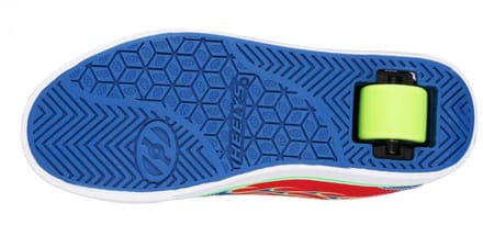 Heelys Pro 20 Red Blue Neon Green