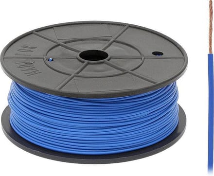 FLRY -B kabel - 1x 1,00mm - Blauw - Rol 100 meter