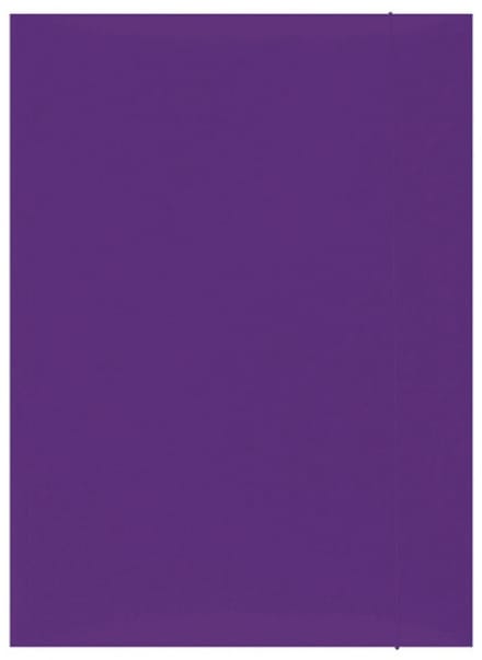 Barbara A4 Map Met Elastiek - Paars - 300g