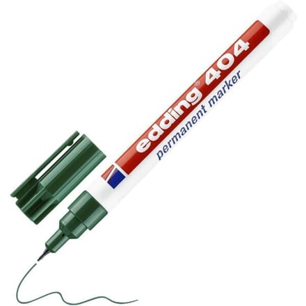 Edding 404 Marker, groen, lijndikte 0,75 mm, 1 stuk
