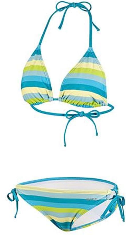 Beco Fresh Stripes Triangle Bikini | Green - 38