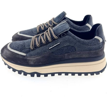 Floris Van Bommel Sfm-10248 De Gripper Sneakers - Suède - Heren - Grijs - Maat 40⅔
