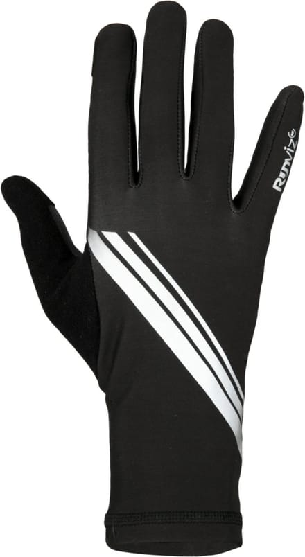 WOWOW Loophandschoenen Runviz Bolt Black Maat XXL