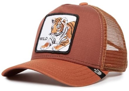 Truckerpet Kinderen - Pet met Gaas - Zomerse Bescherming - Verstelbare Sluiting - One Size - Bruin