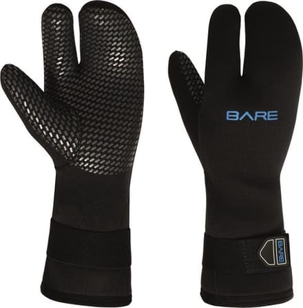 Bare 7mm Three Finger Handschoen maat M