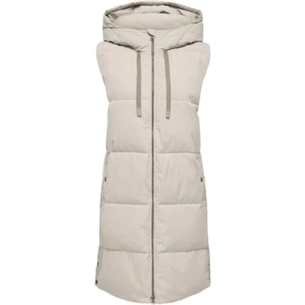 JDY Blair Long Hooded Puffer Bodywarmer Dames - Maat S