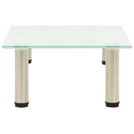 vidaXL - Tv-meubel - 40x35x17 - cm - gehard - glas - mat