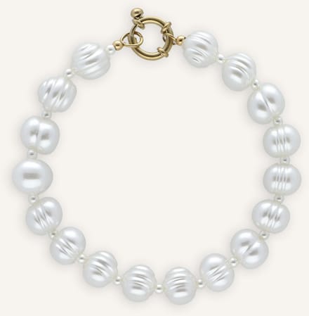 Notre-V Bracelet Pearls Sieraden Dames - Goudkleurig - Maat ONESIZE