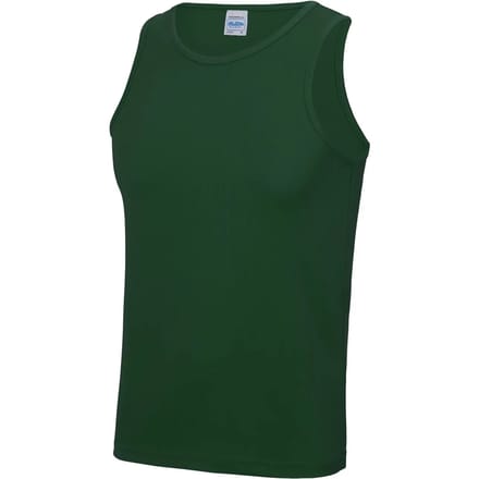 Heren tanktop 'Cool Vest' Bottle Green - M