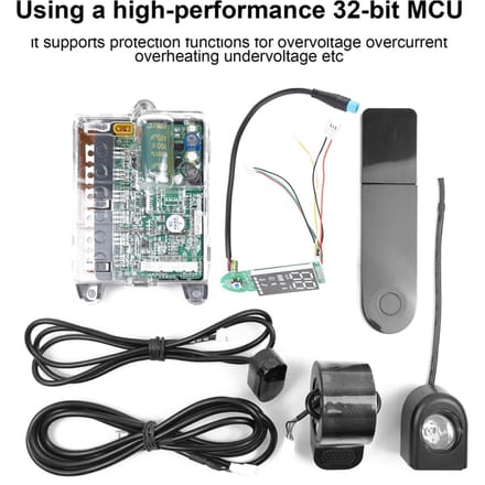 8,5 inch Elektrische Scooter Controller Paneel Printplaat 32-bit MCU Hoofd Controller Paneel Printplaat zwart