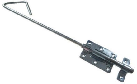 Staartgrendel verzinkt - poortgrendel voor tuinhek - 60 cm