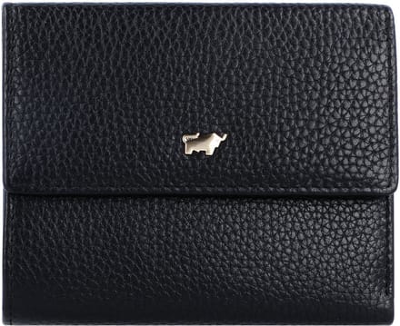 Braun Büffel Leren Portemonnee Asti Wallet Black Zwart