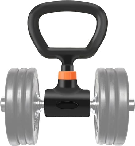 Kettlebell Handvat - Halter Converter - Thuis Krachttraining - Antislip Grip - 33.5x22.5x7 cm - Zwart