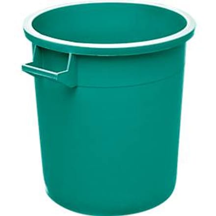 Ton, van HDPE, stapelbaar 50 liter, groen