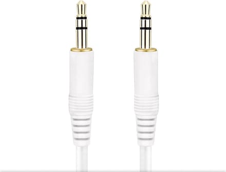 AUX kabel van 1 meter - 3.5 mm Stereokabel Audiokabel - 1 Meter - Audiojack - Wit