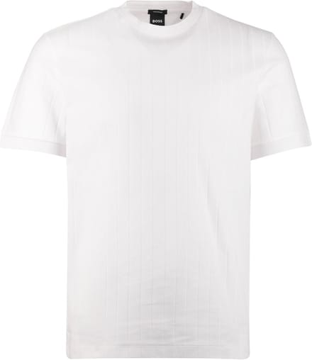 T-shirt BOSS Black H-Thompson wit ronde hals