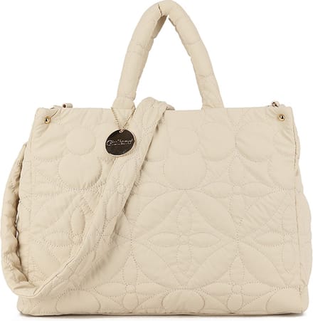 Giuliano stoffen handtas Freesia - Beige - Dames